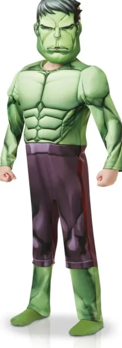 MARVEL - DEGUISEMENT LUXE HULK - TAILLE S 3-4 ANS