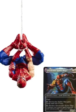 MARVEL LEGENDS MAGIC - FIGURINE SPIDERMAN ET CARTE EXCLUSIVE