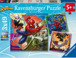 MARVEL SPIDER-MAN - PUZZ 3X49 PIECESATTAQUE SPECIALE