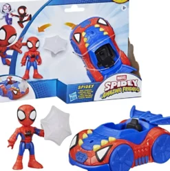 MARVEL SPIDEY ET SES AMIS EXTRANSFORMERS ORDINAIRES ARACHNO-BOLIDE DE SPIDEY