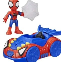 MARVEL SPIDEY ET SES AMIS EXTRANSFORMERS ORDINAIRES ARACHNO-BOLIDE DE SPIDEY