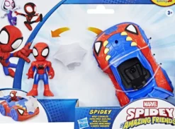 MARVEL SPIDEY ET SES AMIS EXTRANSFORMERS ORDINAIRES ARACHNO-BOLIDE DE SPIDEY