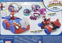 MARVEL SPIDEY ET SES AMIS EXTRANSFORMERS ORDINAIRES ARACHNO-BOLIDE DE SPIDEY