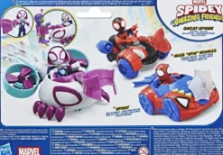 MARVEL SPIDEY ET SES AMIS EXTRANSFORMERS ORDINAIRES HELICO DE GHOST-SPIDER