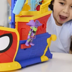 MARVEL SPIDEY - WATER-WEBS BATEAU DE PIRATES BULLES ET TOILES