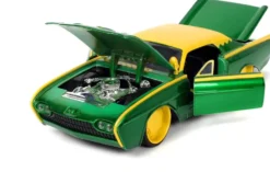 1/24 MARVEL VOITURE FORD THUNDERBIRD W -LOKI FIGURE GREEN 1963