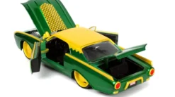 1/24 MARVEL VOITURE FORD THUNDERBIRD W -LOKI FIGURE GREEN 1963