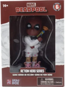 MARVEL - YUME HERO BOX - SERIE CLASIQUE - FIGURINE SP SECRET AGENT DEADPOOL 11 CM