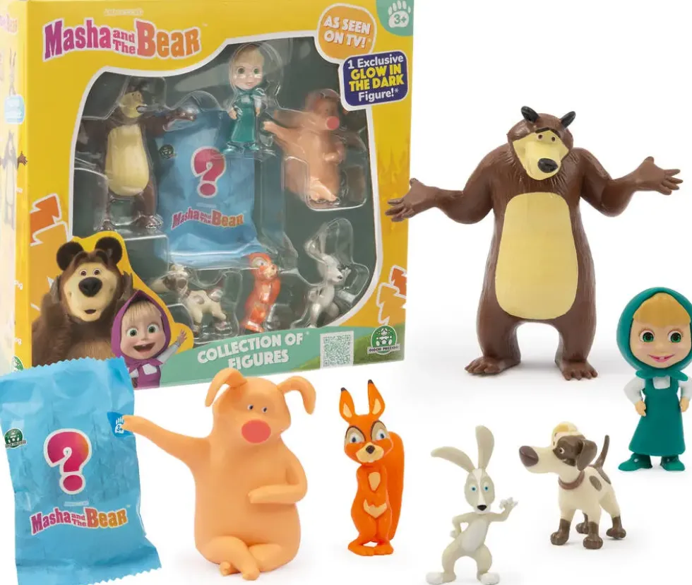 MASHA ET MICHKA - COFFRET 7 FIGURINES