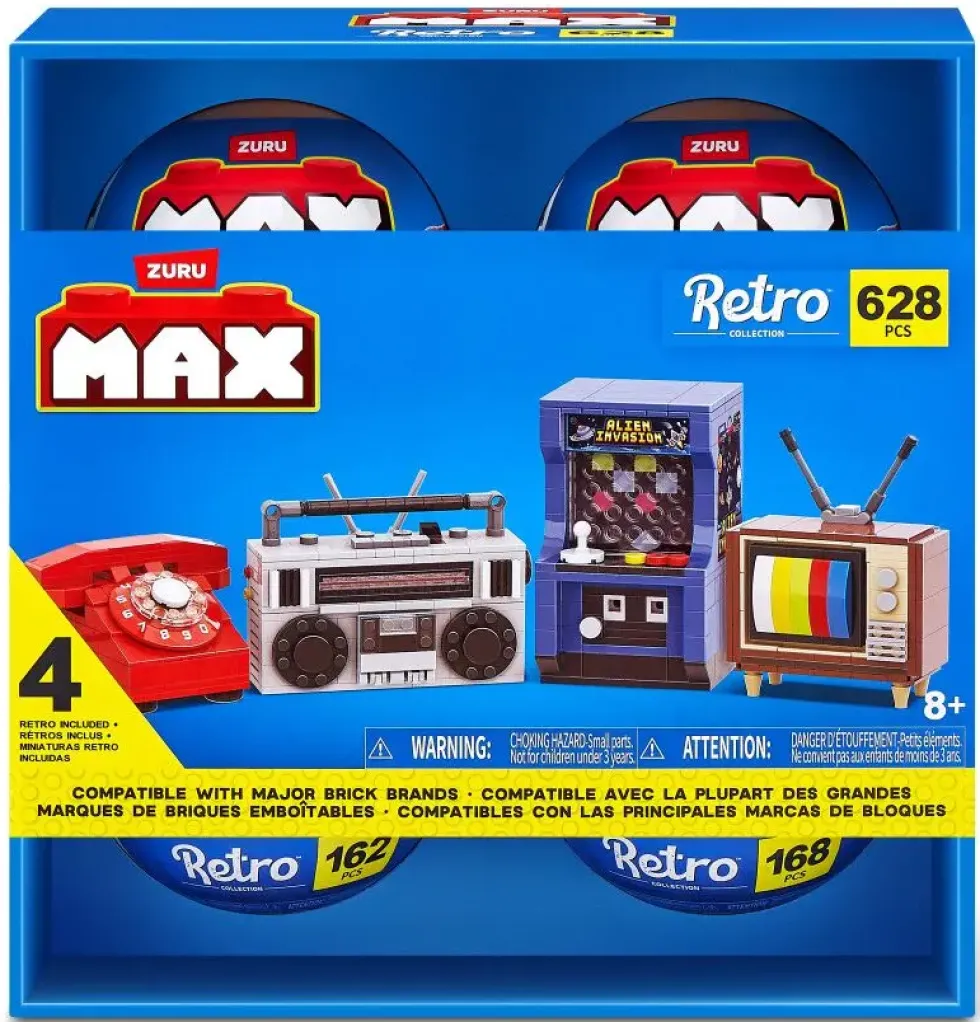 MAX PREMIUM- SERIE 1 - BOITE 4 PIECES RETRO
