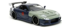 1/24 MAZDA RX-7 W -KAKASHI FIGURE BLUE HOLLYWOOD RIDES 1995