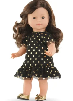 MC PETITE ROBE NOIRE - POIS OR