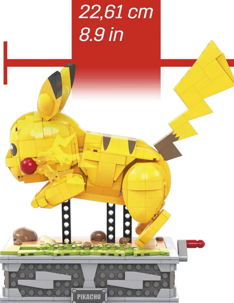 MEGA POKEMON PIKACHU EN MOUVEMENT