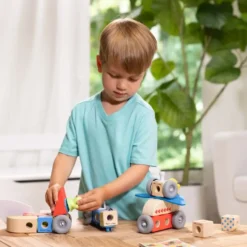 MELISSA & DOUG -BLOCKABLES - LES VEHICULES - 54 PIECES