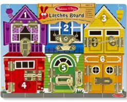 MELISSA & DOUG - PLANCHE D’ACTIVITES AVEC LOQUETS