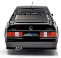 1/18 MERCEDES-BENZ 190 (W201) EVO II SOLIDO WORKS BLACK 1990