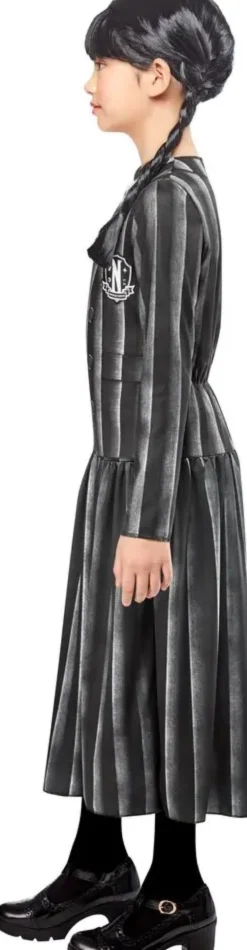 MERCREDI ADDAMSDEGUISEMENT CLASSIQUE UNIFORME TAILLE 7-8 ANS