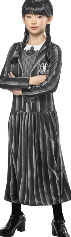 MERCREDI ADDAMSDEGUISEMENT CLASSIQUE UNIFORMETAILLE 9-10 ANS