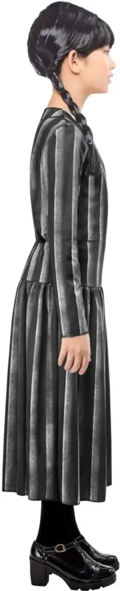MERCREDI ADDAMS- DEGUISEMENT CLASSIQUE UNIFORME TAILLE 11-13 ANS