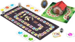 MES PREMIERS JEUX DE SOCIETE. BLANCHE-NEIGE ET LES SEPT NAINS. ATTENTION A LA REINE !