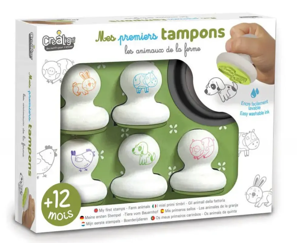 MES PREMIERS TAMPONS - LES ANIMAUX DE LA FERME