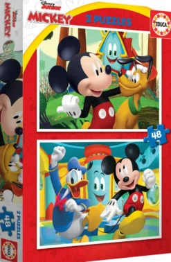 MICKEY ET SES AMIS DISNEY PUZZLE 2 X 48 PIECES