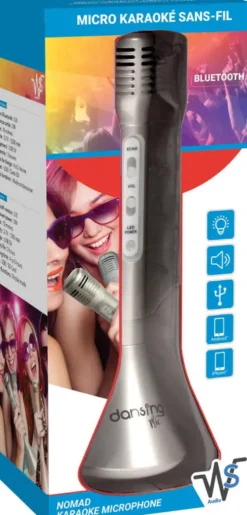MICRO NOMADE DANSING BLUETOOTH SANS FIL - SILVER