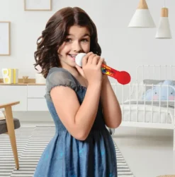 MICROPHONE LUMINEUX AVEC MELODIES ET EFFETS SONORES MIRACULOUS