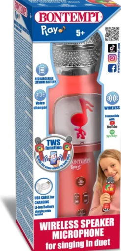 MICRO SANS FIL AVEC HAUT PARLEUR POUR CHANTER EN DUO
