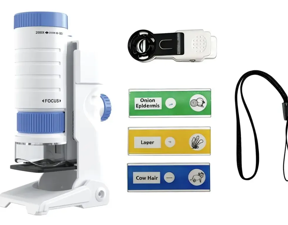 MICROSCOPE PORTABLE 200X