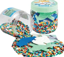 MIDI POT VERT 4000 PERLES +3 PLAQUES