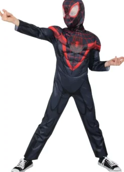 MILES MORALES SPIDERVERSE DEGUISEMENT LUXE TAILLE 7-8 ANS