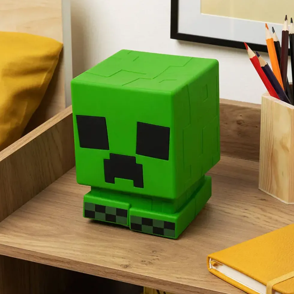MINECRAFT - LAMPE RECHARGEABLE CREEPER SQUISHY GLO