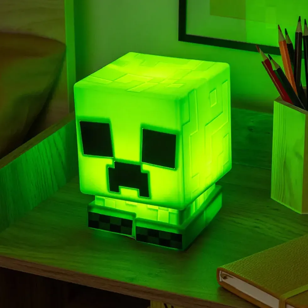 MINECRAFT - LAMPE RECHARGEABLE CREEPER SQUISHY GLO