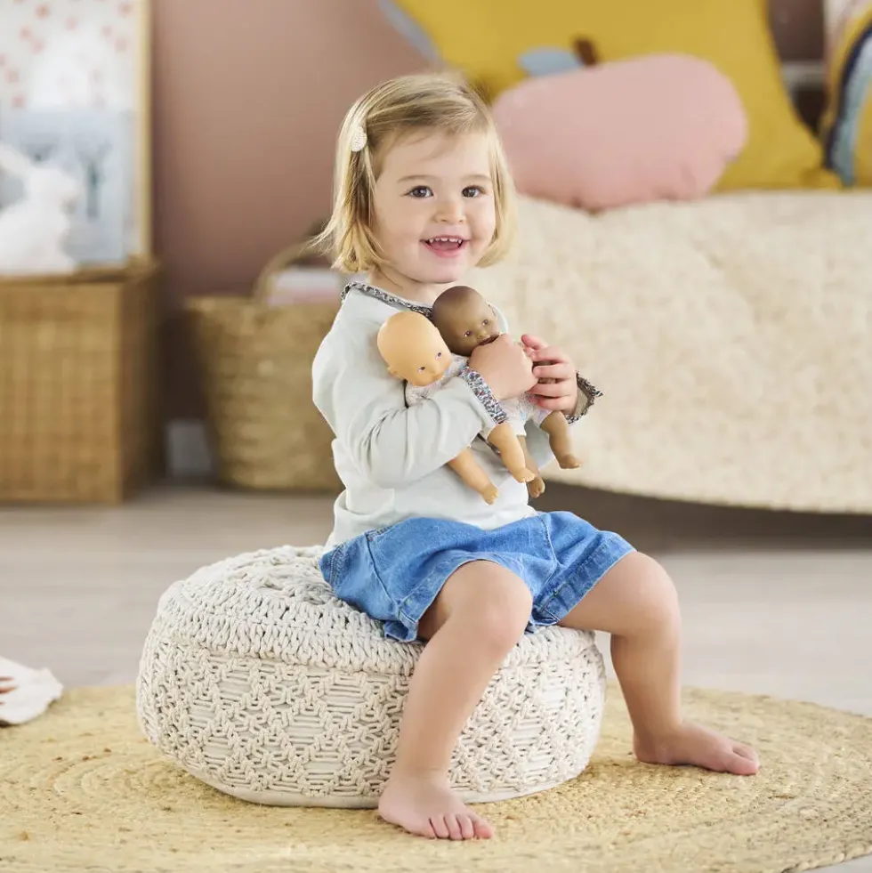 MINI CALIN LAPINS YEUX BLEUS 20 CM - COROLLE MON PREMIER POUPON
