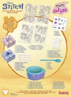 MINI DELICES - KIT DE CONFECTION CHOCOLAT STITCH & ANGEL