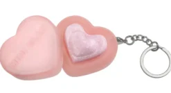 MINI GLAM COSMETIC BAUME PAILLETE CŒUR - ROSE CLAIR
