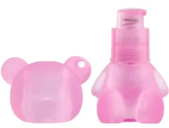 MINI GLAM COSMETICLOTION PAILLETEE OURSON - ROSE FONCE