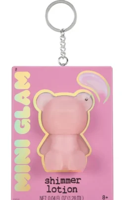 MINI GLAM COSMETICLOTION PAILLETEE OURSON - ROSE CLAIR