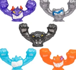 5 MINIS FIGURINES METALLIQUES - GOO SLINGERS - GOO JIT ZU