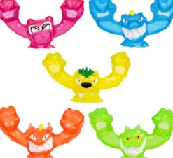 5 MINIS FIGURINES TRANSLUCIDES - GOO SLINGERS - GOO JIT ZU