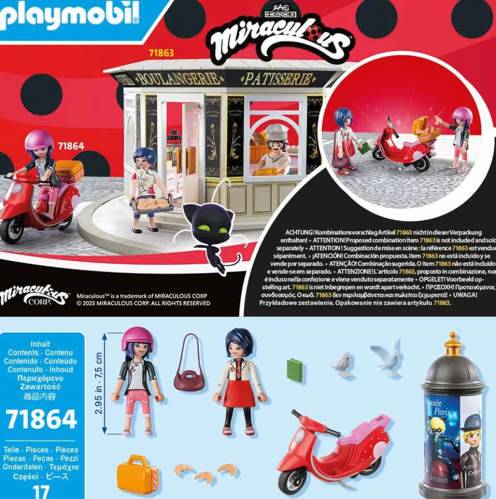 MIRACULOUS: MARINETTE A SCOOTER ET KAGAMI - 71864