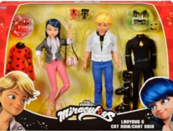 MIRACULOUS PACK DE 2 POUPEES AVEC 2 TENUES