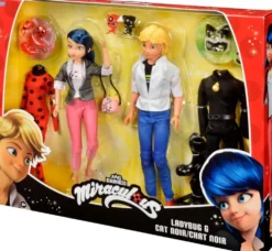 MIRACULOUS PACK DE 2 POUPEES AVEC 2 TENUES