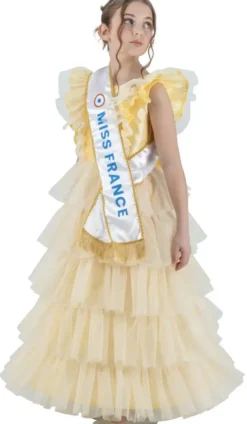 MISS FRANCE © DEGUISEMENT ROBE JAUNETAILLE 116 CM