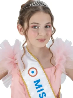 MISS FRANCE ©DEGUISEMENT ROBE ROSE TAILLE 140 CM