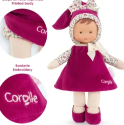 MISS ROSE GRENADINE 25 CM - COROLLE MON DOUDOU