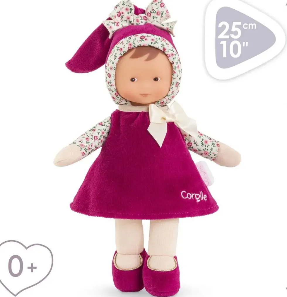 MISS ROSE GRENADINE 25 CM - COROLLE MON DOUDOU