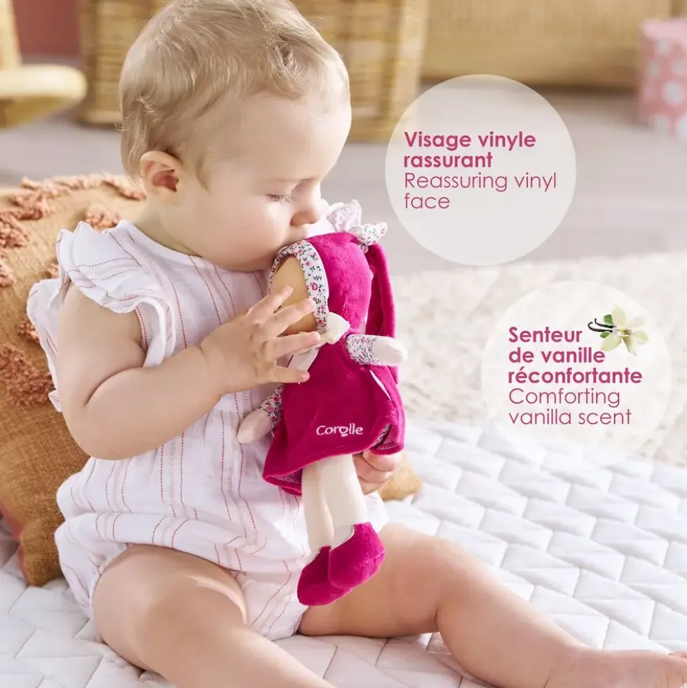 MISS ROSE GRENADINE 25 CM - COROLLE MON DOUDOU