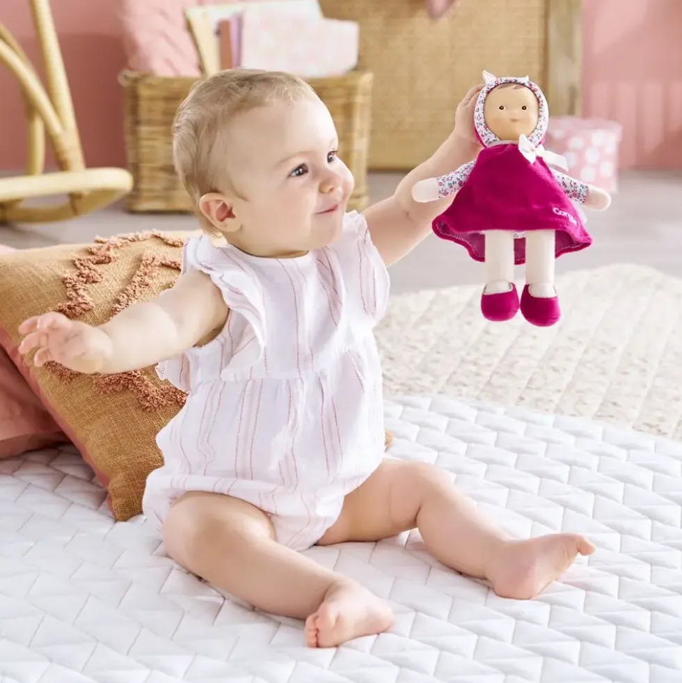 MISS ROSE GRENADINE 25 CM - COROLLE MON DOUDOU